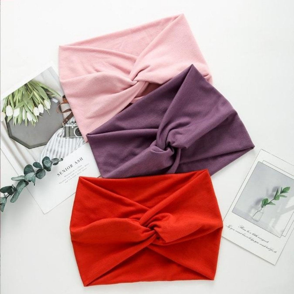 5 Packs Headbands For Women, Fashionable Sports Hairbands, Yoga Elastic Hair Bands Workout Running