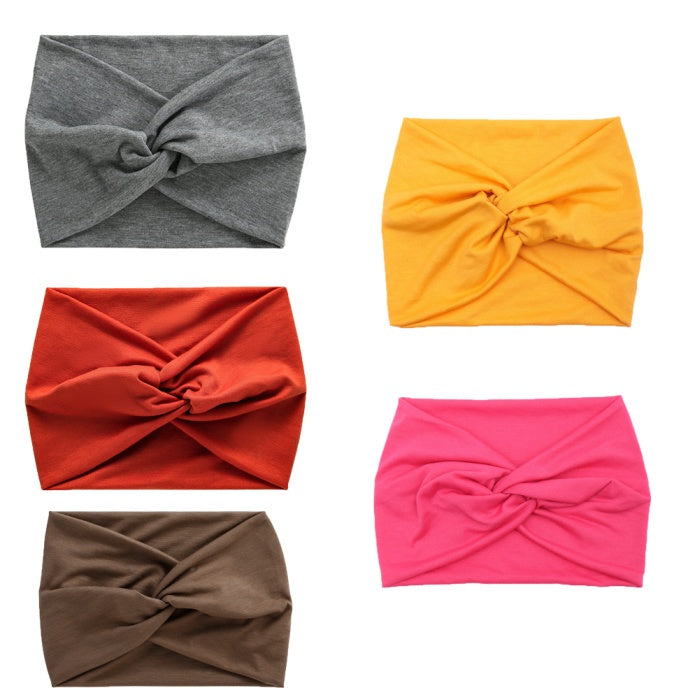 5 Packs Headbands For Women, Fashionable Sports Hairbands, Yoga Elastic Hair Bands Workout Running