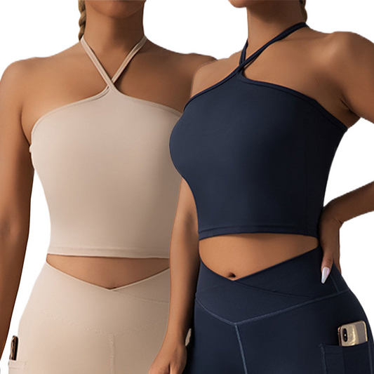 2 Pieces Sports Bra Athletic Running Sports Bra